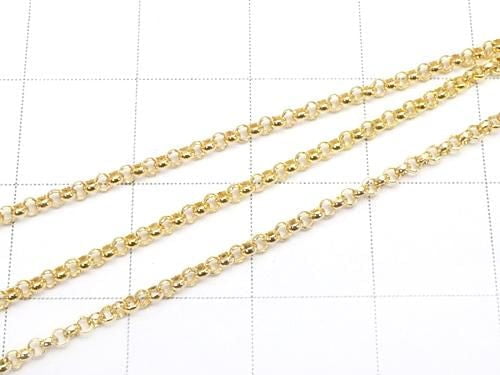 14KGF Rolo Chain 1.4mm 10cm