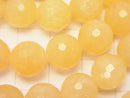 1strand $9.79! Yellow Jade 128 Faceted Round 10 mm 1strand beads (aprx.15 inch / 38 cm)
