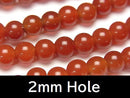 1strand $5.79! Red Agate AAA Round 6mm [2mm hole] 1strand beads (aprx.14inch / 34cm)