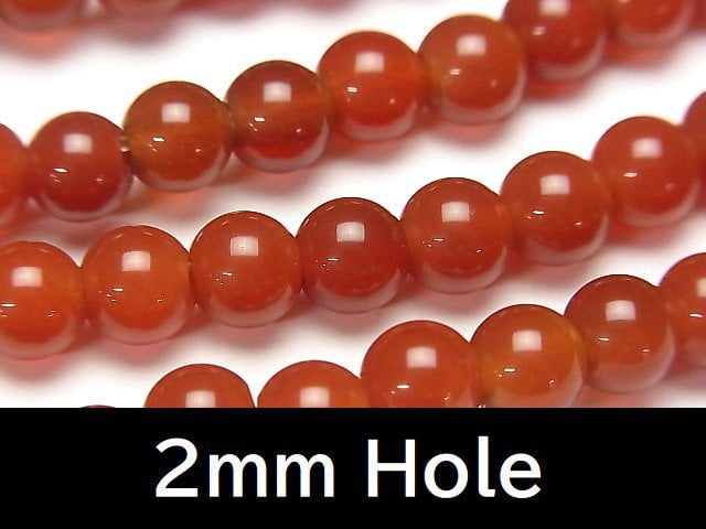 1strand $5.79! Red Agate AAA Round 6mm [2mm hole] 1strand beads (aprx.14inch / 34cm)