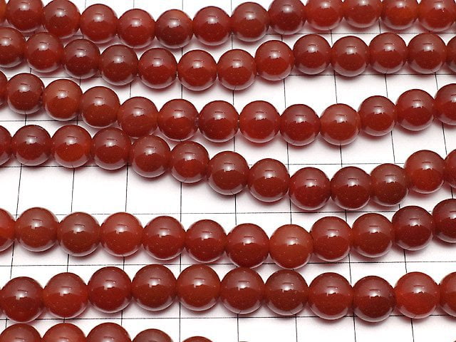 Red Agate AAA Round 8mm [2mm hole] 1strand beads (aprx.15inch / 35cm)