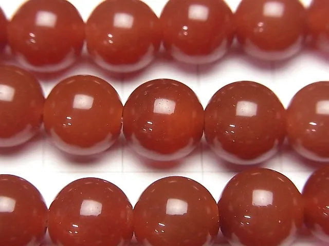 Red Agate AAA Round 10mm [2mm hole] 1strand beads (aprx.15inch / 36cm)