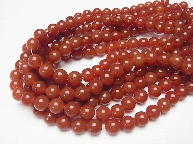 Red Agate AAA Round 10mm [2mm hole] 1strand beads (aprx.15inch / 36cm)