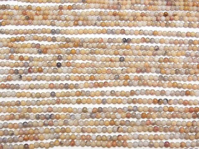 [Video] Crazy lace agate Round 2mm 1strand beads (aprx.15inch/38cm)