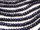 1strand $9.79! Blue Golden Sand Stone  Faceted Button Rondelle 8x8x5mm 1strand beads (aprx.15inch/36cm)