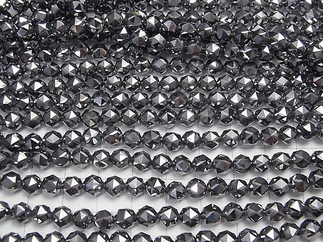 High Quality! Terahertz Star Faceted Round 6mm 1strand beads (aprx.15inch/37cm)