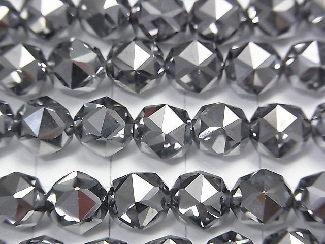 High Quality! Terahertz Star Faceted Round 8mm 1strand beads (aprx.15inch/37cm)