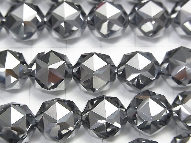 High Quality! Terahertz Star Faceted Round 12mm 1/4 or 1strand beads (aprx.15inch / 36cm)