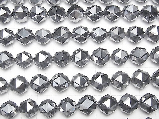 High Quality! Terahertz Star Faceted Round 14mm 1/4 or 1strand beads (aprx.15inch/36cm)