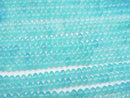 Sea blue Chalcedony AAA Rondelle 6 x 6 x 4 mm 1/4 or 1strand beads (aprx.15 inch / 38 cm)