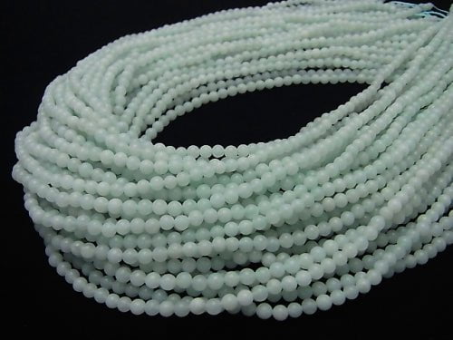 1strand $4.79! Frost Amazonite AA ++ Round 3mm 1strand beads (aprx.15inch / 38cm)