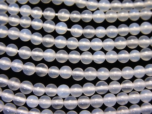 Chalcedony, Round Gemstone Beads