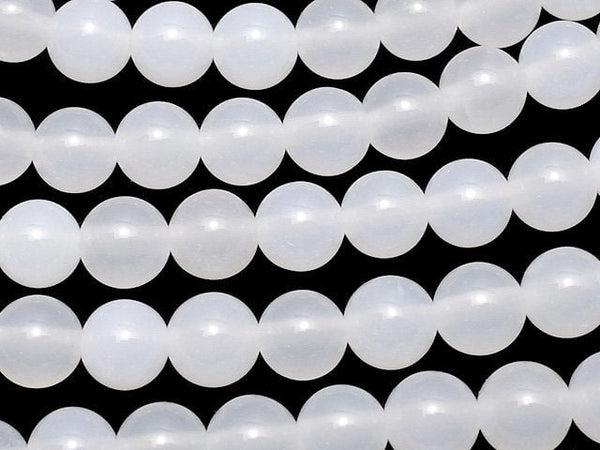 Chalcedony, Round Gemstone Beads