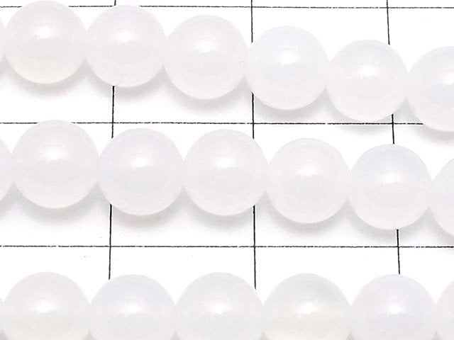 1strand $4.79! White Chalcedony AAA Round 6mm 1strand beads (aprx.15inch / 37cm)