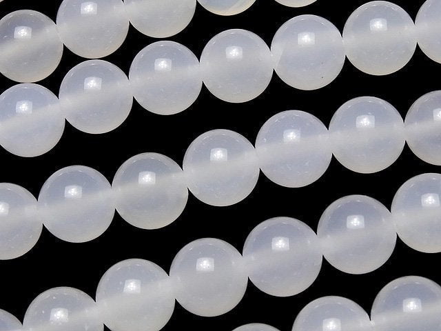 Chalcedony, Round Gemstone Beads