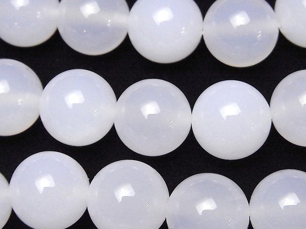 Chalcedony, Round Gemstone Beads