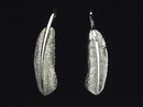 Silver925 Feather Pendant 46x10x2mm 1pc