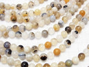 1strand $5.79! Montana Moss Agate AA ++ Round 6mm 1strand beads (aprx.15inch / 37cm)