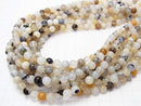 1strand $5.79! Montana Moss Agate AA ++ Round 6mm 1strand beads (aprx.15inch / 37cm)
