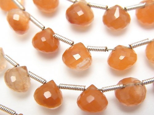 Faceted Briolette, Onion shape, Other Quartz Gemstone Beads