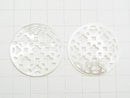 1pc $6.79! High Quality White Shell Watermark Coin 30x30x2mm Flower Design 1pc