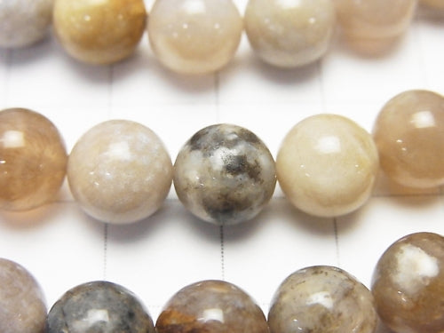 1strand $6.79! Ocean Fossil Agate Round 8mm 1strand beads (aprx.15inch / 38cm)