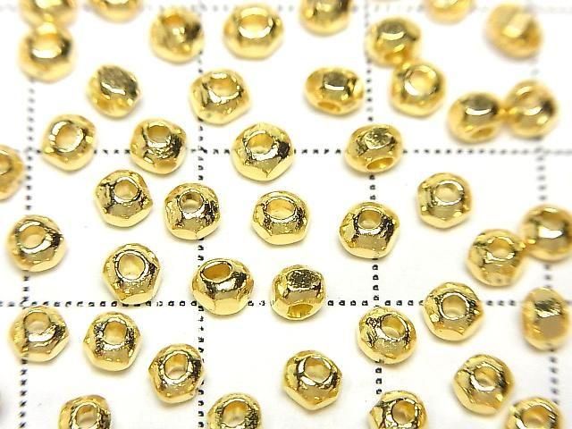 凱倫銀色圓珠 3x3x2.5mm 18KGP 5顆
