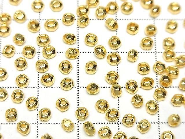 凱倫銀色圓珠 3x3x2.5mm 18KGP 5顆