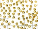 Karen Silver Rondelle 3x3x2.5mm 18KGP 10pcs
