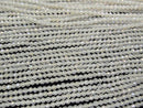 1strand $7.79! Flash, White Chalcedony 32Faceted Round 4mm 1strand beads (aprx.15inch / 37cm)