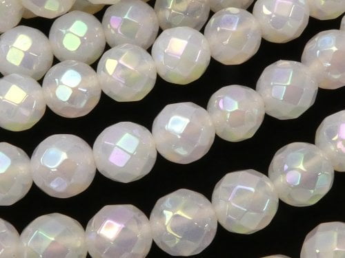 Faceted Round, Flash Crystal Gemstone Beads