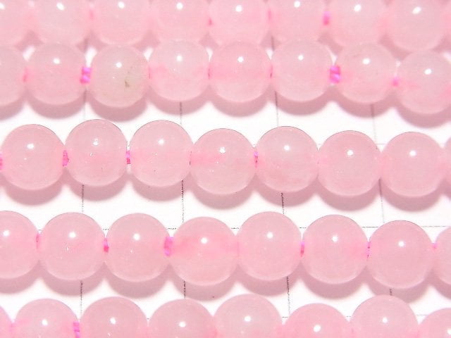 1strand $6.79! Rose Quartz Round 6mm [2mm hole] 1strand beads (aprx.14inch / 35cm)