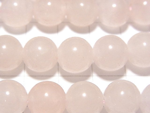 [Video] Rose Quartz Round 10mm [2mm hole] 1strand beads (aprx.14inch/34cm)