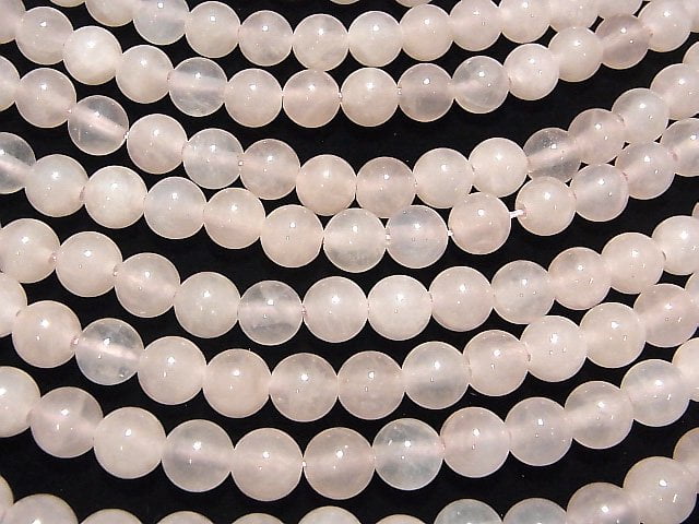 [Video] Rose Quartz Round 10mm [2mm hole] 1strand beads (aprx.14inch/34cm)