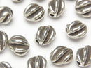 Karen Silver Design Beads 9x8x8mm 1pc
