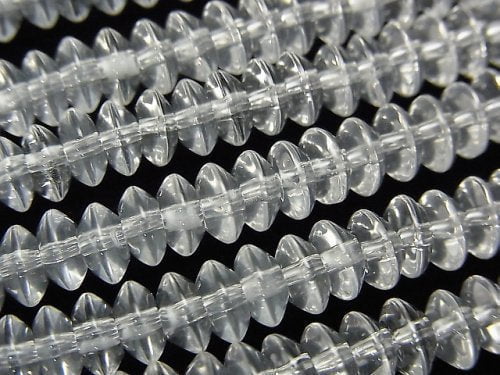 Milky Quartz, Roundel Gemstone Beads