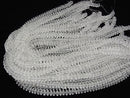Milky Quartz AAA Rondelle 8x8x4mm half or 1strand beads (aprx.15inch/38cm)