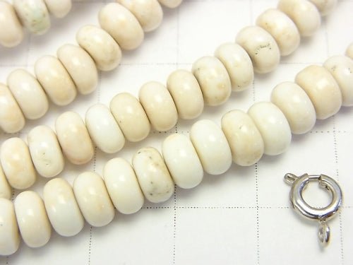 1strand $4.79! Magnesite  Roundel 6x6x3mm 1strand beads (aprx.15inch/38cm)