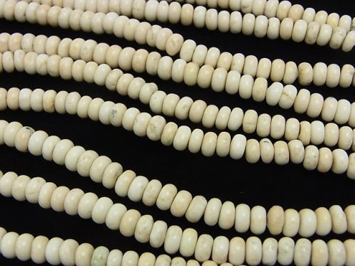 1strand $4.79! Magnesite  Roundel 6x6x3mm 1strand beads (aprx.15inch/38cm)