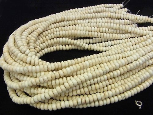 1strand $4.79! Magnesite  Roundel 6x6x3mm 1strand beads (aprx.15inch/38cm)