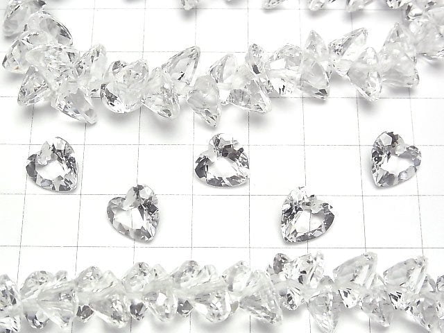 [Video]High Quality! Crystal AAA Heart cut 10x10x6mm 1/4strands -Bracelet