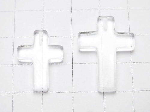 [Video] 1pc $2.19 Crystal AA ++ Cross [20 x 15] [25 x 18] (Half Drilled Hole) 1 pc