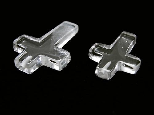 [Video] 1pc $2.19 Crystal AA ++ Cross [20 x 15] [25 x 18] (Half Drilled Hole) 1 pc