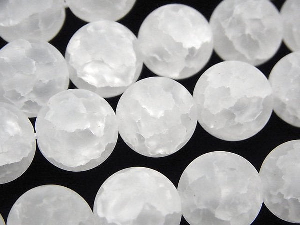 Cracked Crystal Gemstone Beads