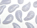 Blue Lace Agate AA++ Angel Wing  18x10mm 2pcs