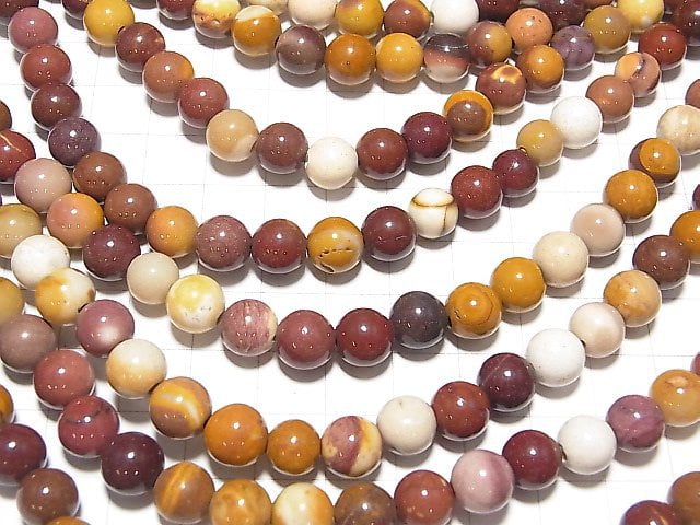 [Video] 1strand $8.79! Mookaite Round 8mm [2mm hole] 1strand beads (aprx.14inch / 35cm)