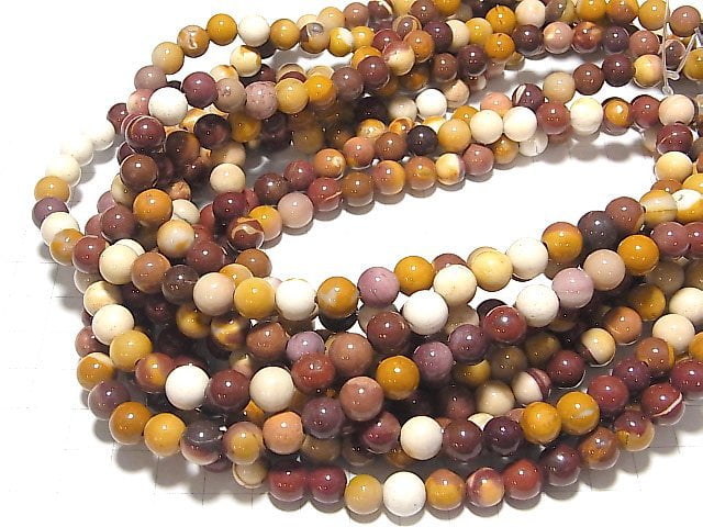 [Video] 1strand $8.79! Mookaite Round 8mm [2mm hole] 1strand beads (aprx.14inch / 35cm)