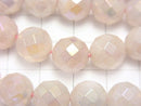 High Quality! Flash,Rose Quartz 64Faceted Round 10mm half or 1strand beads (aprx.15inch/37cm)