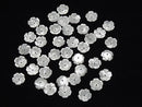 [Video] High Quality White Shell (Silver-lip Oyster) AAA 3D Flower [6mm][8mm][10mm] Center Hole 4pcs
