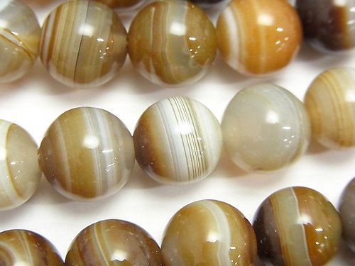 Agate, Round Gemstone Beads